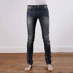 ICONIC APRIL77 SKINNY JEANS IN BLUE WASH DENIM